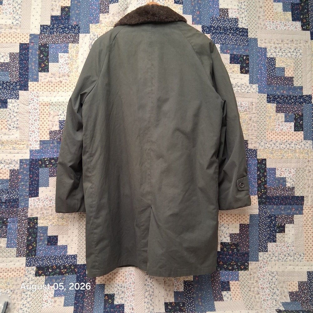 True Vintage 50s Great Western Coat Mens 46 Olive Alpaca Pile Lined Workwear USA - Picture 2 of 12